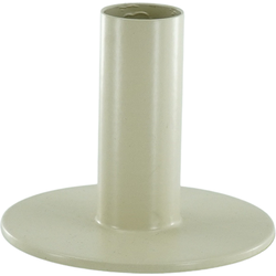 Candleholder - Basic - Metal - Beige - 8x8x6,5cm