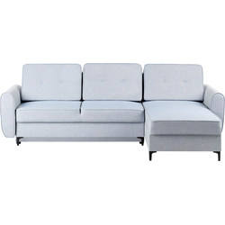 Beliani SIMRIS - Hoekbank-Blauw-Polyester