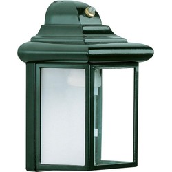 Bornand ii platte muurlamp groen