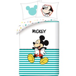 Mickey Mouse Dekbedovertrek Stripe