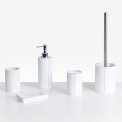 HUALLAGA - Badkameraccessoireset - Wit - Polyresin