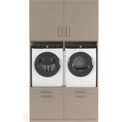 Wasophoogte Wasmachine Kast Venice – Perle