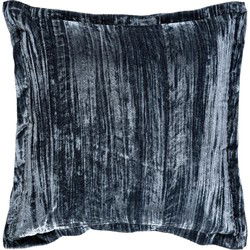 PTMD Senny Sierkussen - 45x3x45 cm - Fluweel - Blauw
