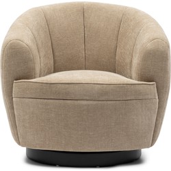 Riviera Maison The Countess Swivel Armchair, montmartre weave, natural linen