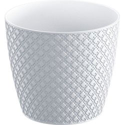 Prosperplast Plantenpot - wit - D19xH17 cm - kunststof - Plantenpotten