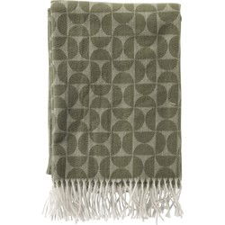 Dutch Decor CARLIEN - Plaid 140x180 cm - Mayfly - groen - Dutch Decor