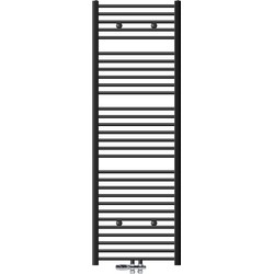 Badkamerradiator Sahara 600 x 1800 mm antraciet recht met centrale aansluiting