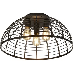 Plafondlamp Victoria - Ø40cm Zwart