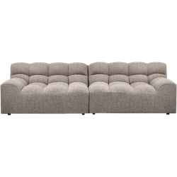 WOOOD Allure 3-Zits Bank - Geweven Stof - Klei Melange - 79x280x86