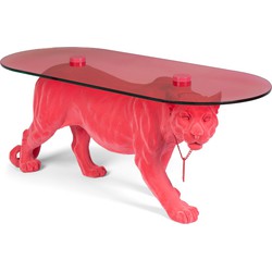 BOLD MONKEY Dope As Hell Coffee Table Pink
