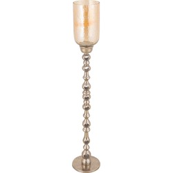 PTMD Tracy Champagne Alu Stormlight With Glass Round L