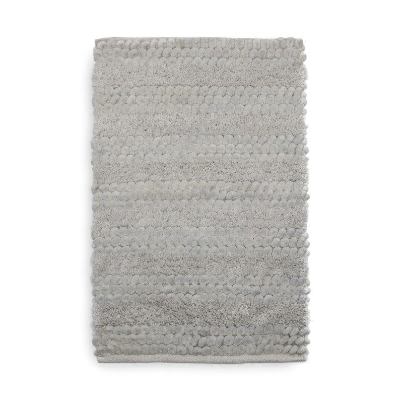 Badmat Roberto 70x120 cm light grey - 60% Katoen 40% Polyester - 