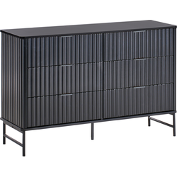 Beliani GLASTONBURY - Commode-Zwart-MDF