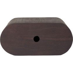 LABEL51 Wanddecoratie Rise - Espresso - Mangohout - 45 cm
