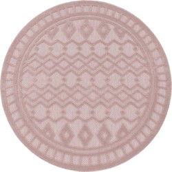 Binnen & Buitenkleed - Vloerkleed Livotta Amy - Roze - 80x250 cm