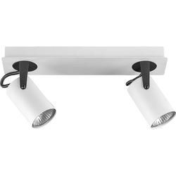Beliani KLIP - Plafondlamp-Wit-IJzer