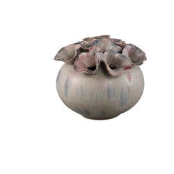 PTMD Vaas Jullia - 23x22x18 cm - Keramiek - Paars