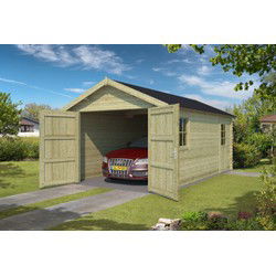Garage Dillon 300x540 Olijfgroen Geimpregneerd
