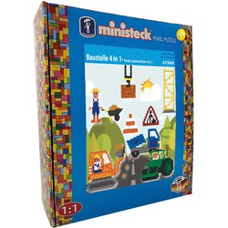 Ministeck Ministeck Ministeck Road Construction 4in1 - XL Box - 1200pcs