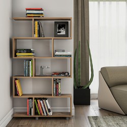 Boekenkast Elif Eik Melamine 90x156x20 cm