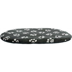 TRIXIE HONDENKUSSEN JIMMY OVAAL ZWART MET POOTPRINT 115X72 CM