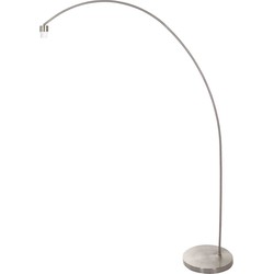 Mexlite - vloerlamp - Solva - staal - metaal - losse armatuur - E27 - 3410ST