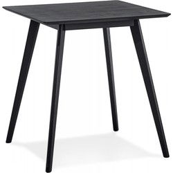 Kleine eettafel GENIUS 80x80x75 cm Zwart