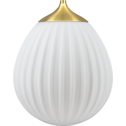 Around the world lampenkap mini  - brushed Brass