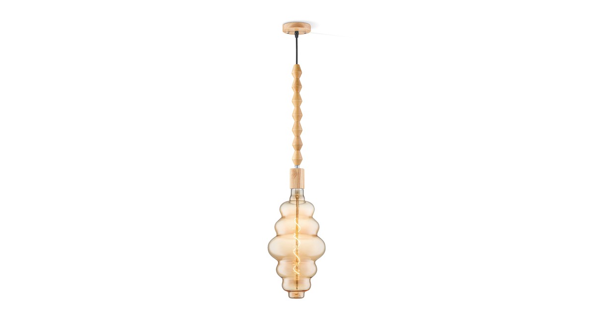 Home sweet home hanglamp Dana Cloud - amber