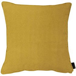 Sierkussen met paspel ca. 45x45 cm Panama mosterd Madison