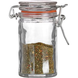 Urban Living Weckpotje/inmaakpotje - mini - 70 ml - glas - met beugelsluiting - Weckpotten