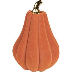 Clayre & Eef Decoratie Pompoen Oranje Keramiek