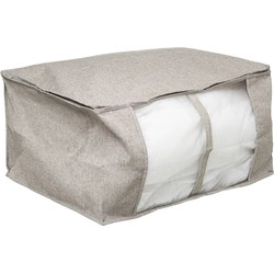 5Five Opberghoes/beschermhoes voor dekbedden/kussens - beige - 60 x 45 x 30 cm - Opberghoezen