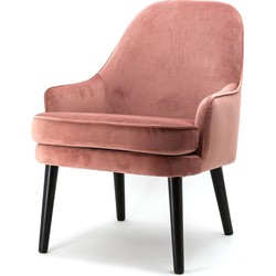 fauteuil barbara roze 84 x 64 x 66