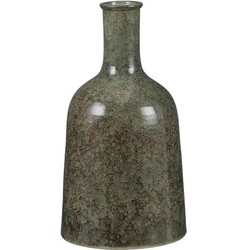 Mica Decorations oliver ronde fles groen maat in cm: 35 x 22