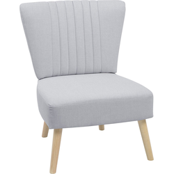 Beliani VAASA - Fauteuil-Grijs-Polyester