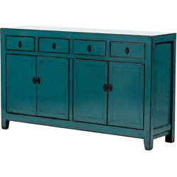 Fine Asianliving Antieke Chinese Dressoir Teal High Gloss