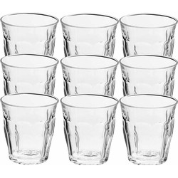 Duralex Picarde water/drinkglazen - 18x stuks - 310 ml - transparant - Drinkglazen