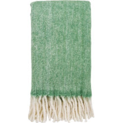 Petra wollen plaid groen - 170 x 130 cm