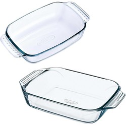 2x Ovenschaal/braadslede 1,2 en 1,4 liter - Ovenschalen