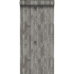 ESTAhome behang vintage sloophout planken vergrijsd bruin taupe