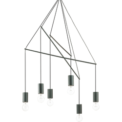Ideal Lux - Pop - Hanglamp - Metaal - E27 - Zwart