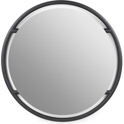 Spinder Design spiegel Orbis S - Zwart - Ø 60