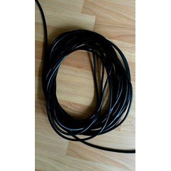 1 stuks afnemen, Zwarte kabel per meter geaard