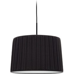 Kave Home - Guash lampenkap in zwart, Ø 40 cm