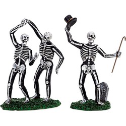 Dancing skeletons set of 2