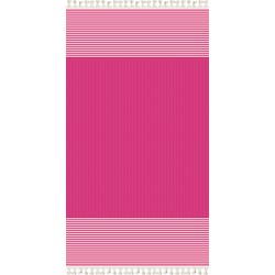 PHLOX Hamamdoek - honingraat - 100x200 - fuchsia