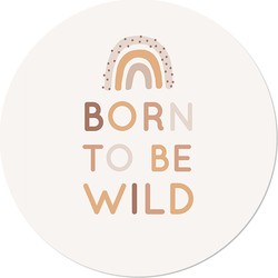 Muurcirkel Boho Born to be Wild