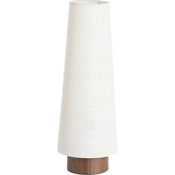 Light & Living - tafellamp - Howie - naturel - textiel - schemerlamp - E27 - 1891452