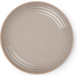 PlasticForte Rond bord/camping bord - D22 cm - beige - kunststof - Dinerborden